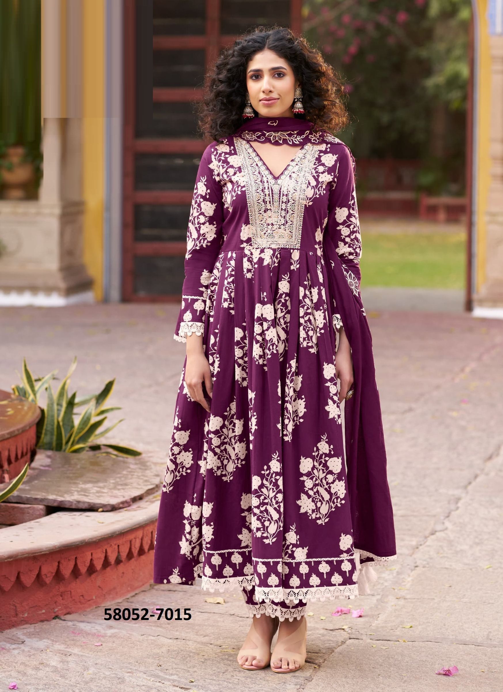 PANCHI - Catalog # 58052 (Set of 6 Readymade Salwar Suits) by Brand RANGOON PANCHI - Catalog # 58052 (Set of 6 Readymade Salwar Suits) by Brand RANGOON
