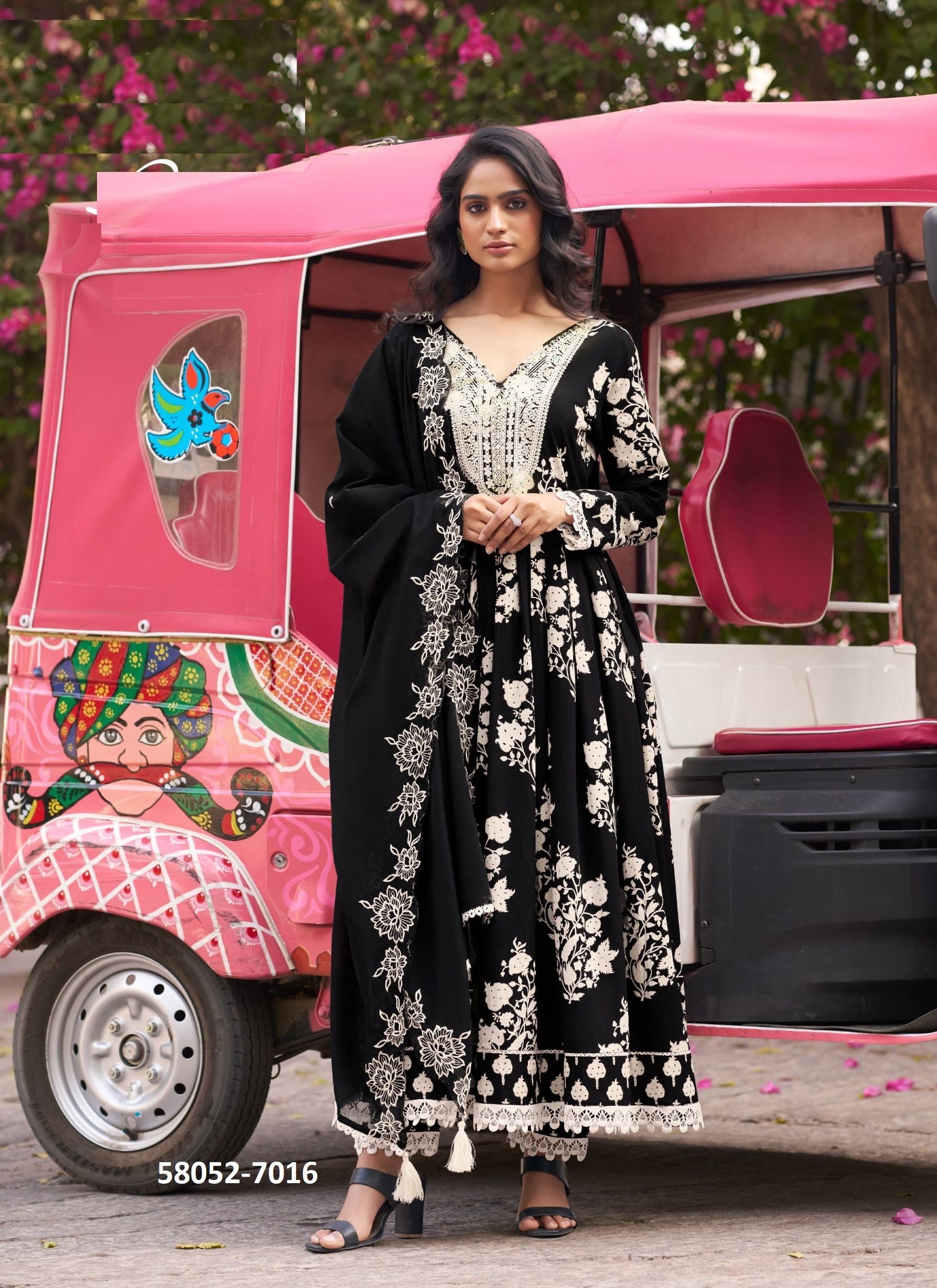 PANCHI - Catalog # 58052 (Set of 6 Readymade Salwar Suits) by Brand RANGOON PANCHI - Catalog # 58052 (Set of 6 Readymade Salwar Suits) by Brand RANGOON