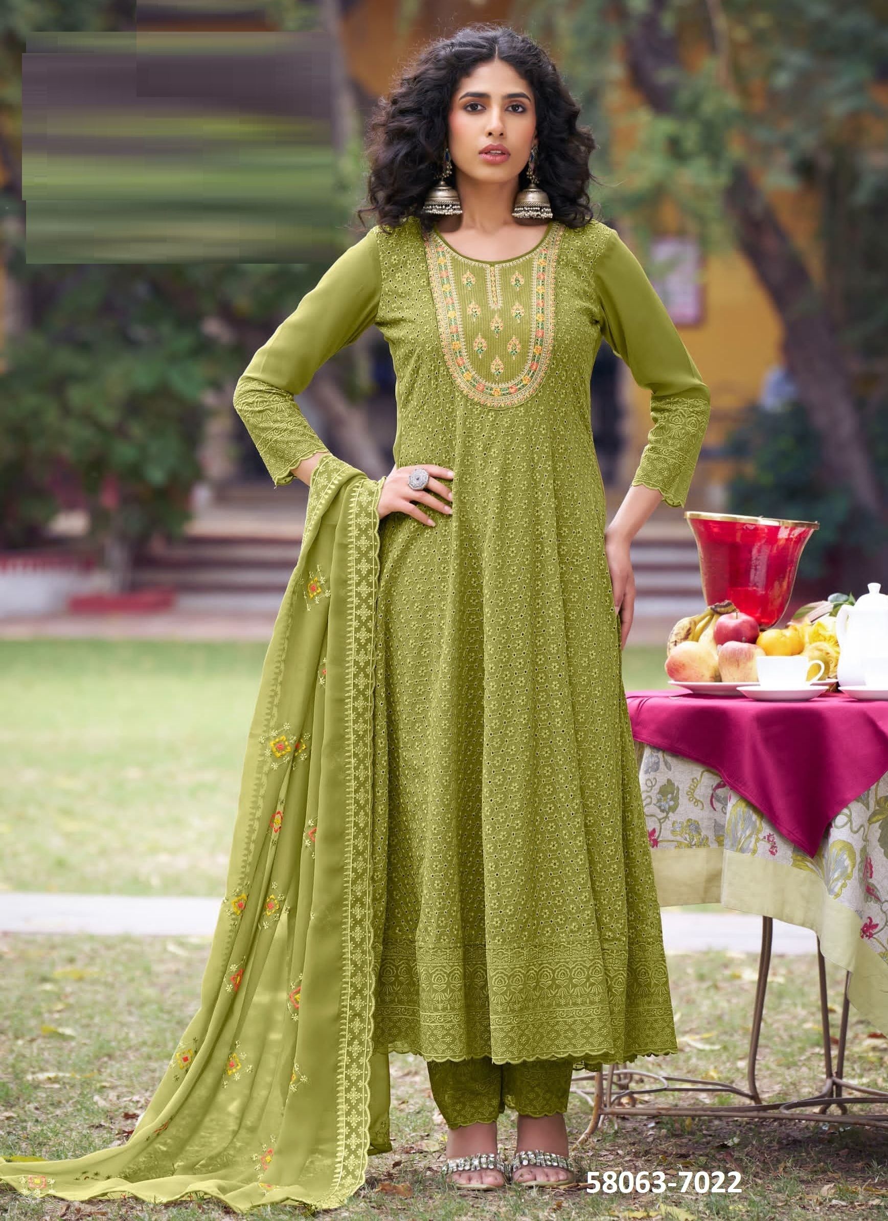 SHEHZADI 3 - Catalog # 58063 (Set of 4 Readymade Salwar Suits) by Brand RANGOON SHEHZADI 3 - Catalog # 58063 (Set of 4 Readymade Salwar Suits) by Brand RANGOON