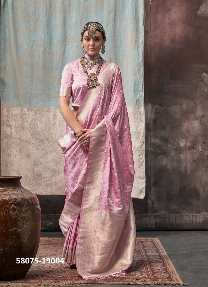 KOSHA SILK - Catalog # 58075 (Set of 6 Sarees) MADE IN INDIA BY RAJTEX FABRICS