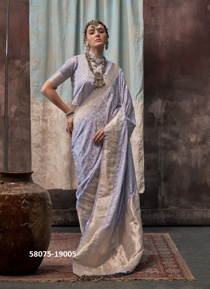 KOSHA SILK - Catalog # 58075 (Set of 6 Sarees) MADE IN INDIA BY RAJTEX FABRICS