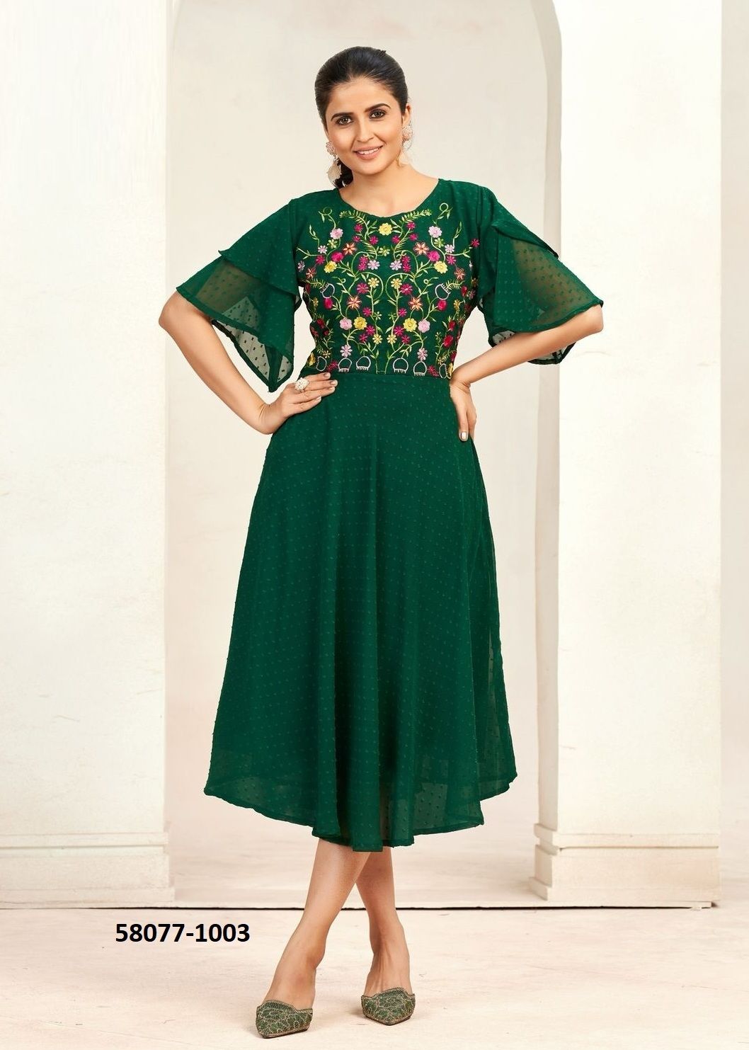 SENSATIONS - Catalog # 58077 (Set of 6 Readymade Women's Kurtis / Tops) MADE IN INDIA BY BLUE HILLS SENSATIONS - Catalog # 58077 (Set of 6 Readymade Women's Kurtis / Tops) MADE IN INDIA BY BLUE HILLS