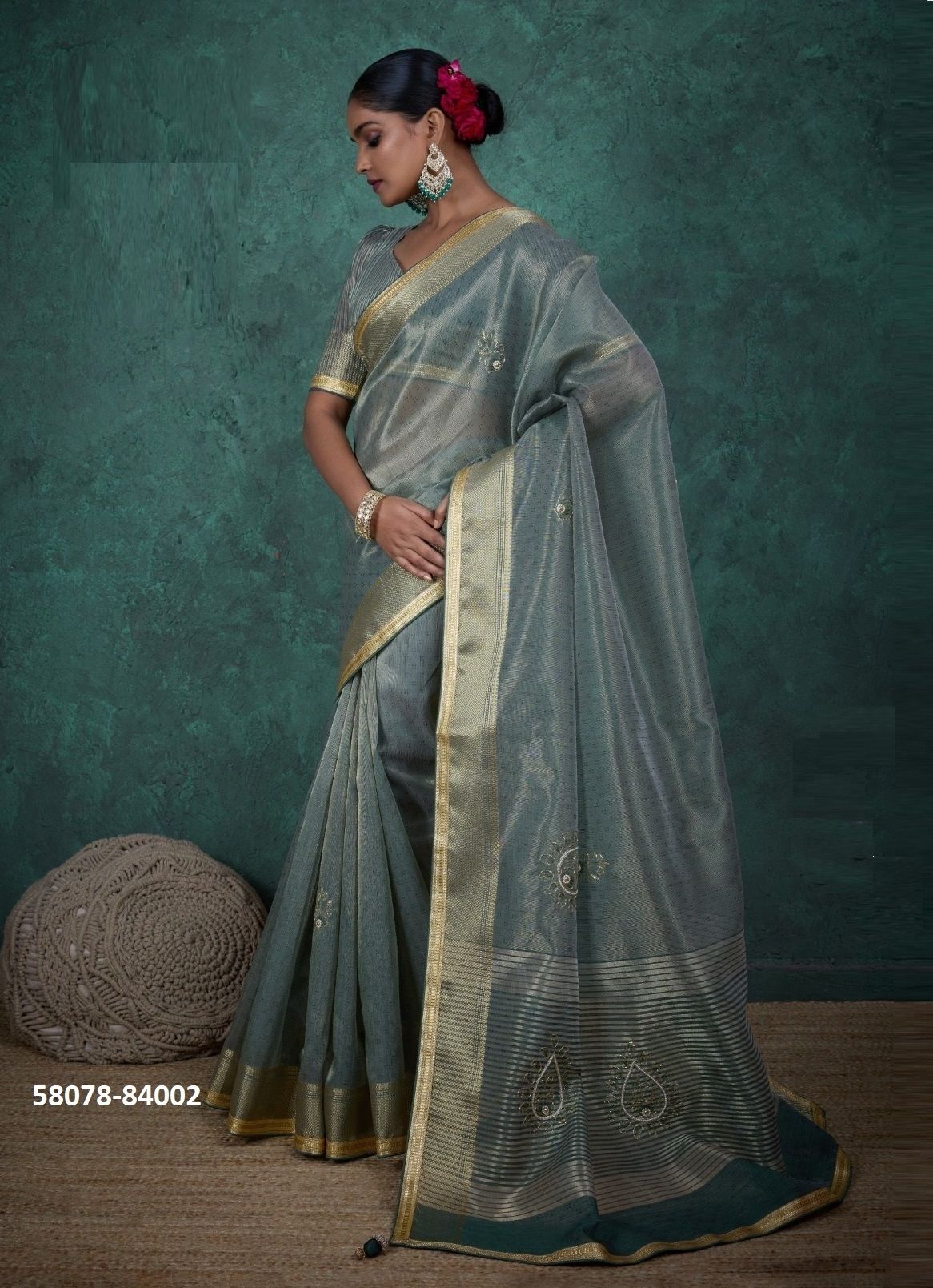 TARINI - Catalog # 58078 (Set of 5 Sarees) MADE IN INDIA BY S-ETHNIC LIFESTYLE TARINI - Catalog # 58078 (Set of 5 Sarees) MADE IN INDIA BY S-ETHNIC LIFESTYLE