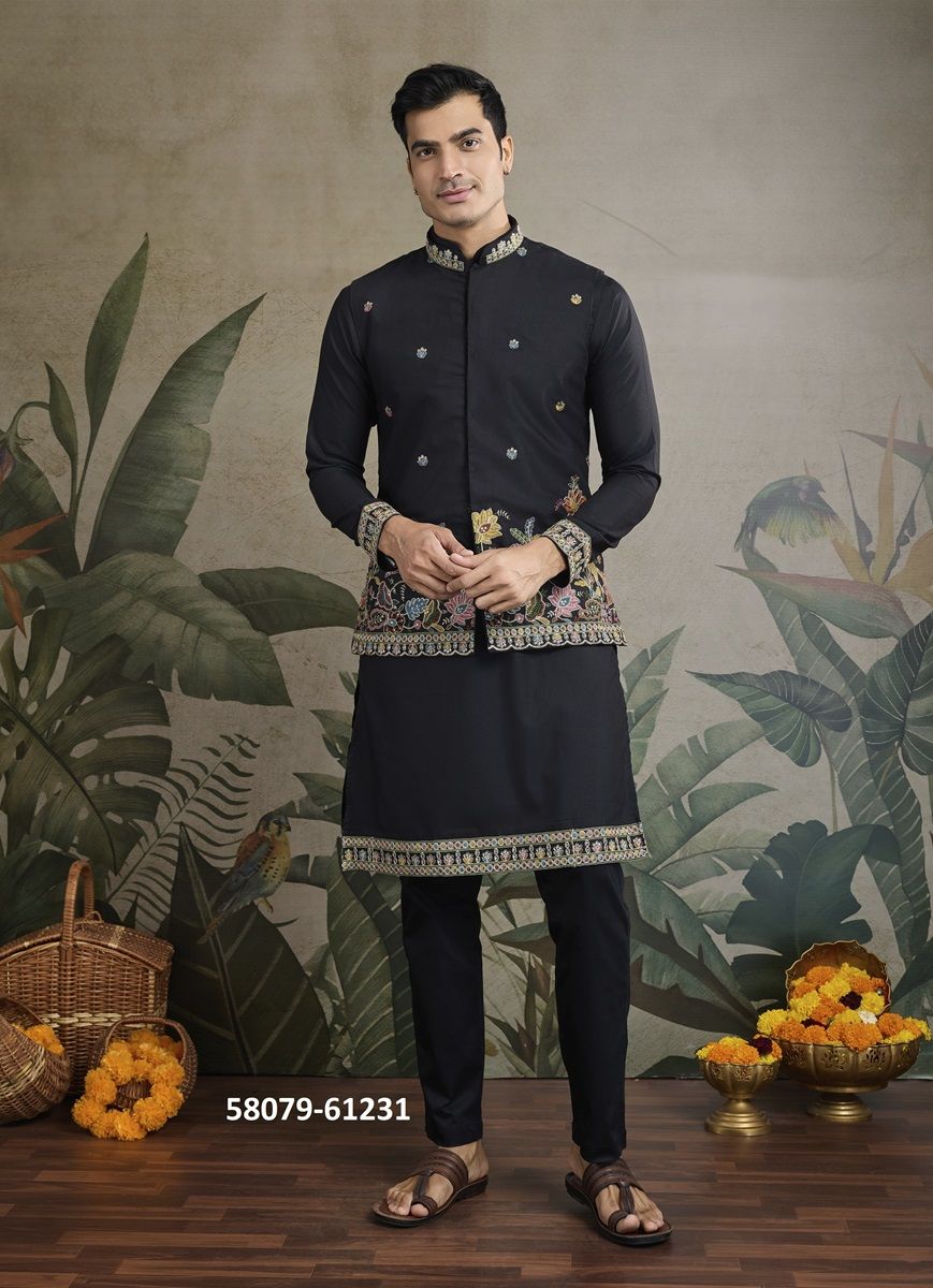 RAJWADA ATTIRES Catalog 58079 (Set of Men's Ethnic Wear) MADE IN  INDIA BY STROLLAY ®