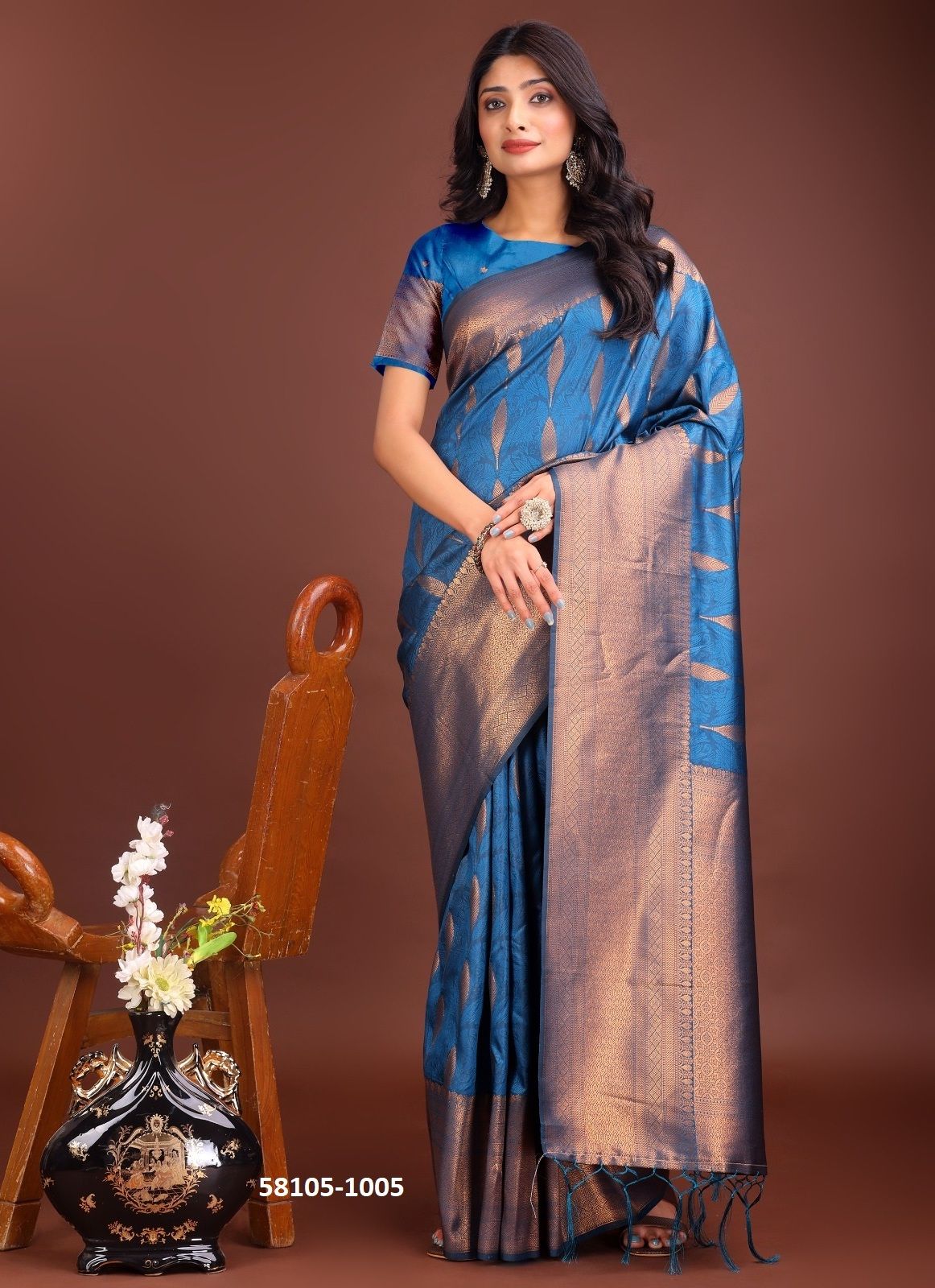 PALKI 2 - Catalog # 58105 (Set of 6 Sarees) by Brand STROLLAY ® PALKI 2 - Catalog # 58105 (Set of 6 Sarees) by Brand STROLLAY ®