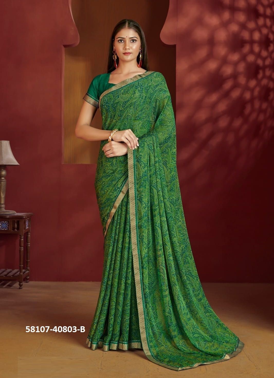 SIMAAYA 32 - Catalog # 58107 (Set of 12 Sarees) by Brand RUCHI SAREES