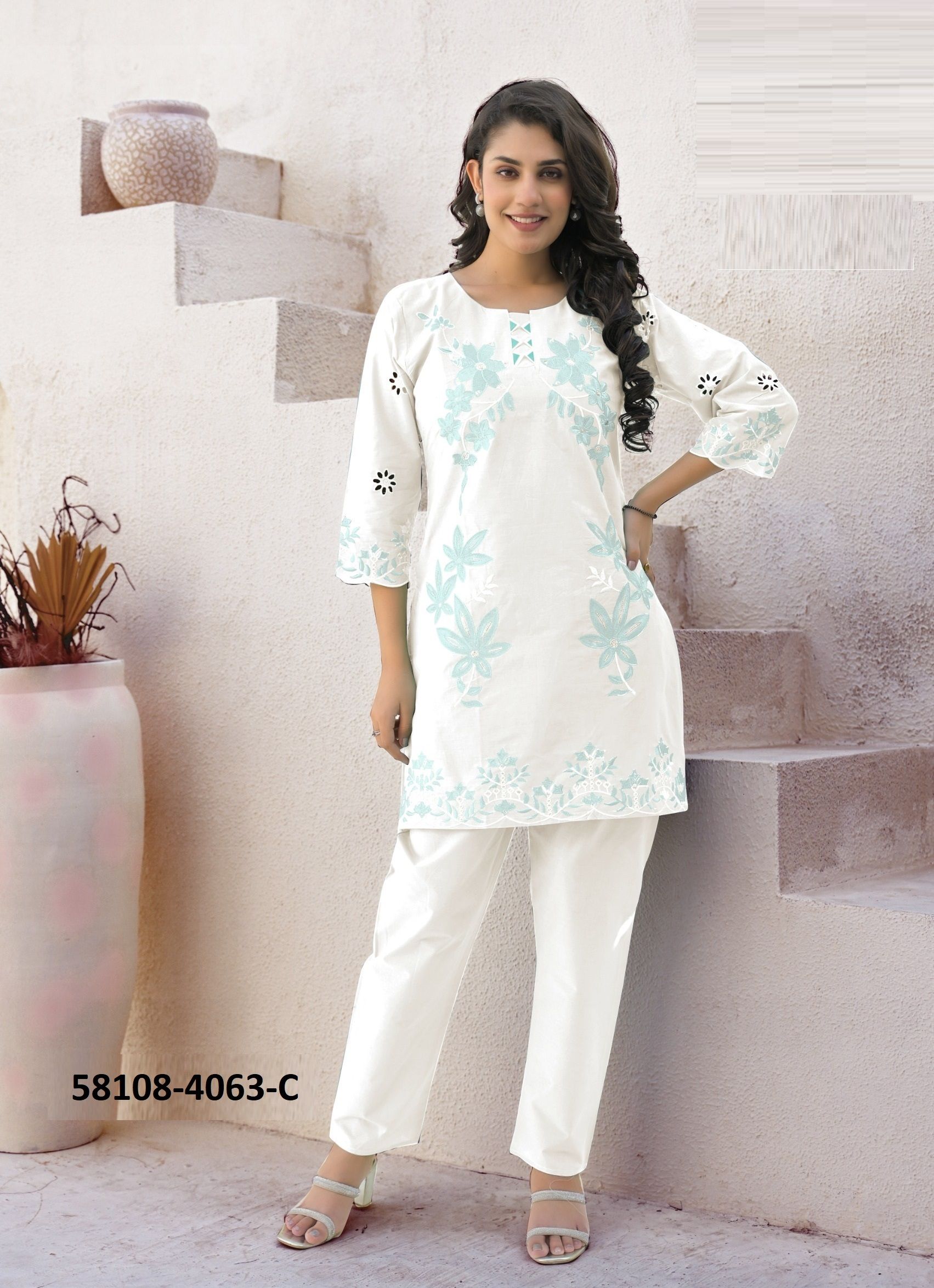 LIORA - Catalog # 58108 (Set of 4 SIZE-SETS [Tops With Bottoms]) by Brand AFSANA