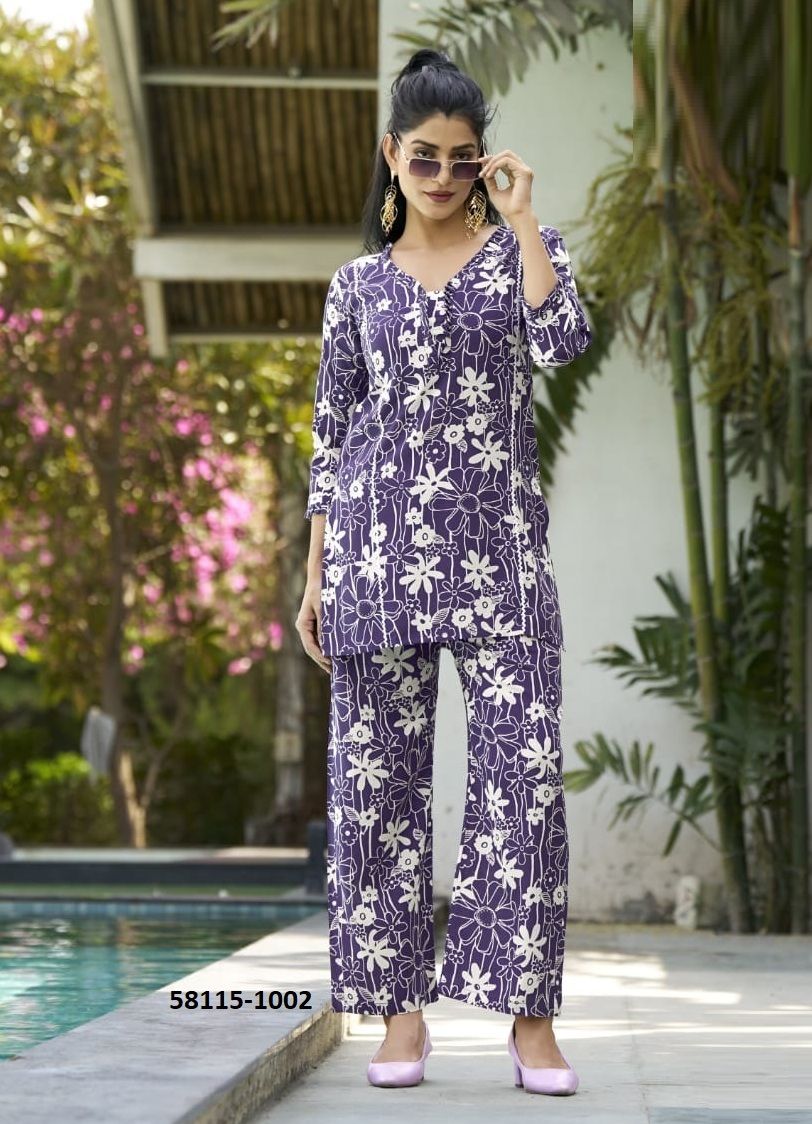 MOKSHA - Catalog # 58115 (Set of 6 Tops With Bottoms) by Brand WOODEE AHMEDABAD2700