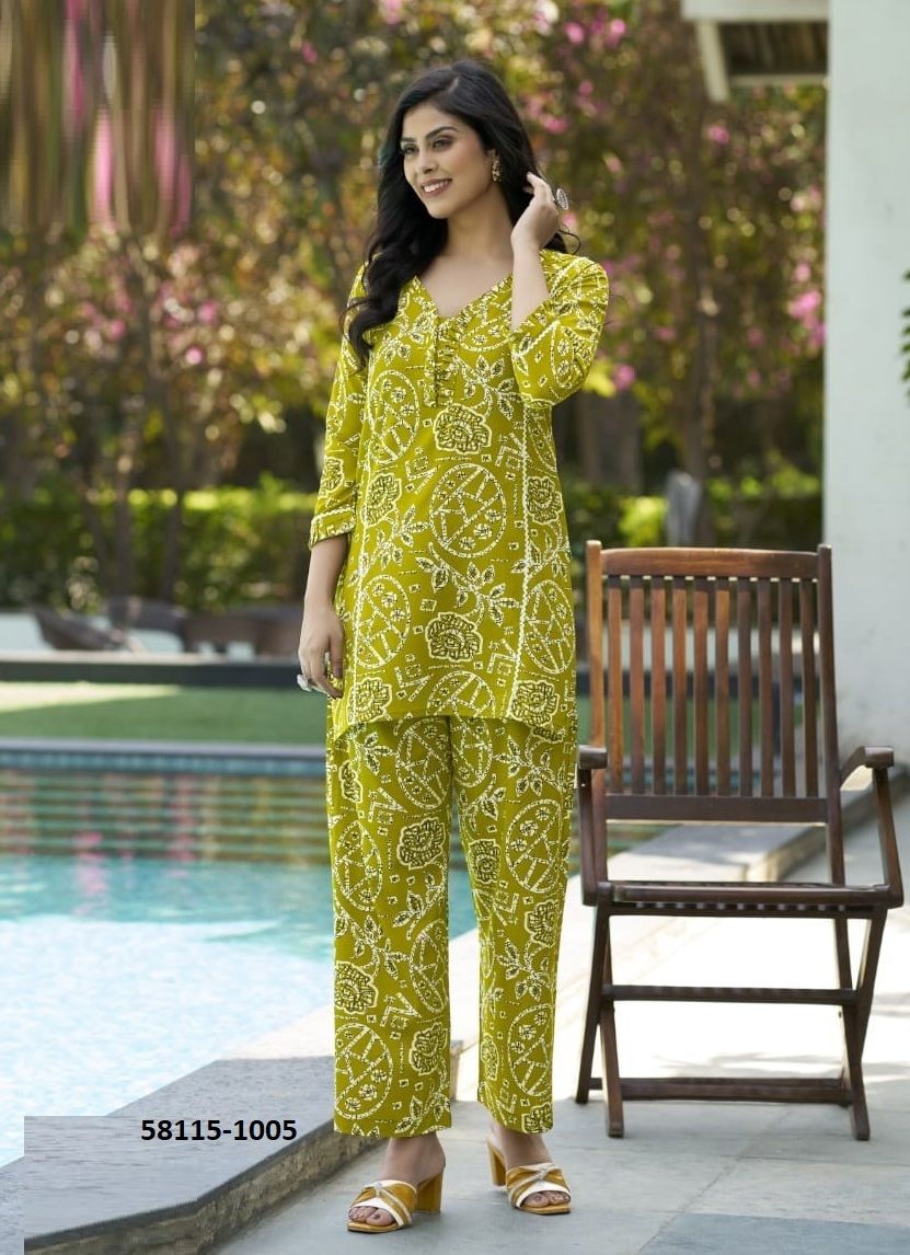 MOKSHA - Catalog # 58115 (Set of 6 Tops With Bottoms) by Brand WOODEE AHMEDABAD2700