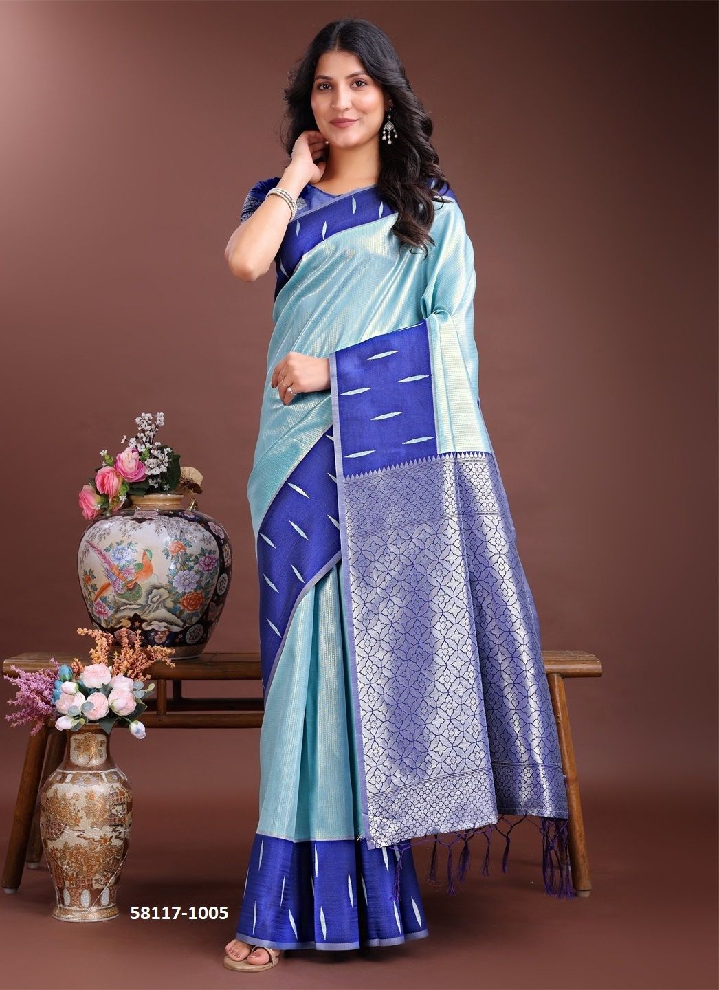 DAIRY MILK - Catalog # 58117 (Set of 8 Sarees) by Brand STROLLAY ®