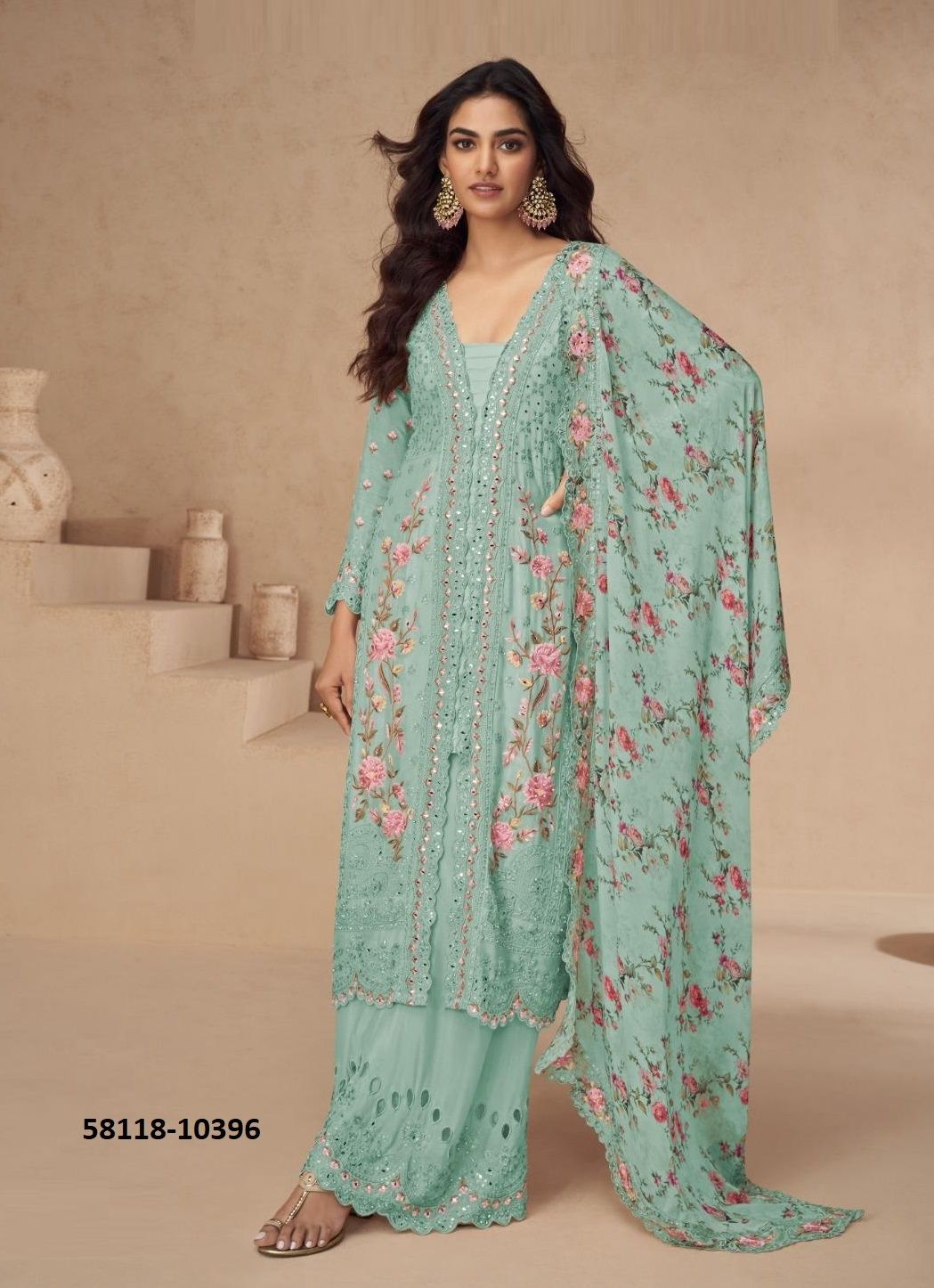 AARNA PLUS - Catalog # 58118 (Set of 5 Readymade Salwar Suits) by Brand AASHIRWAD AARNA PLUS - Catalog # 58118 (Set of 5 Readymade Salwar Suits) by Brand AASHIRWAD