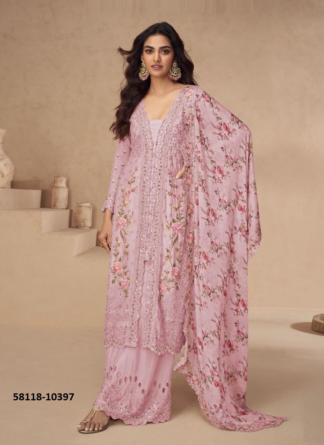 AARNA PLUS - Catalog # 58118 (Set of 5 Readymade Salwar Suits) by Brand AASHIRWAD AARNA PLUS - Catalog # 58118 (Set of 5 Readymade Salwar Suits) by Brand AASHIRWAD