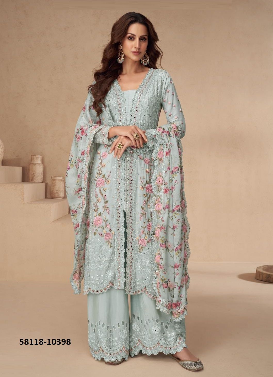 AARNA PLUS - Catalog # 58118 (Set of 5 Readymade Salwar Suits) by Brand AASHIRWAD AARNA PLUS - Catalog # 58118 (Set of 5 Readymade Salwar Suits) by Brand AASHIRWAD