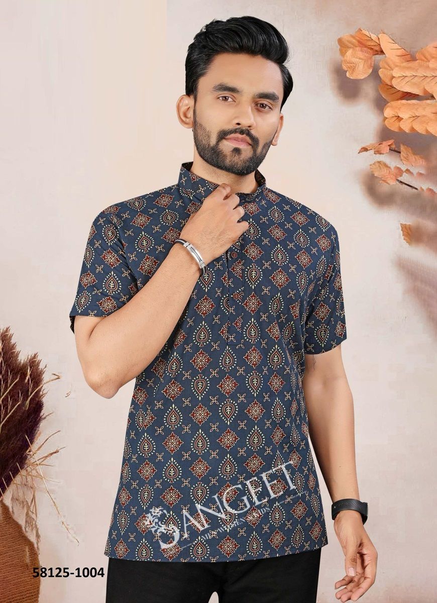 RETRO 2 - Catalog # 58125 (Set of 2 Men's Ethnic Wear) by Brand SANGEET