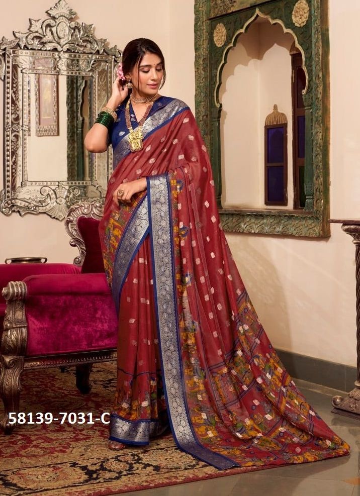 VEDANTI - Catalog # 58139 (Set of 4 Sarees) by Brand STROLLAY ® VEDANTI - Catalog # 58139 (Set of 4 Sarees) by Brand STROLLAY ®