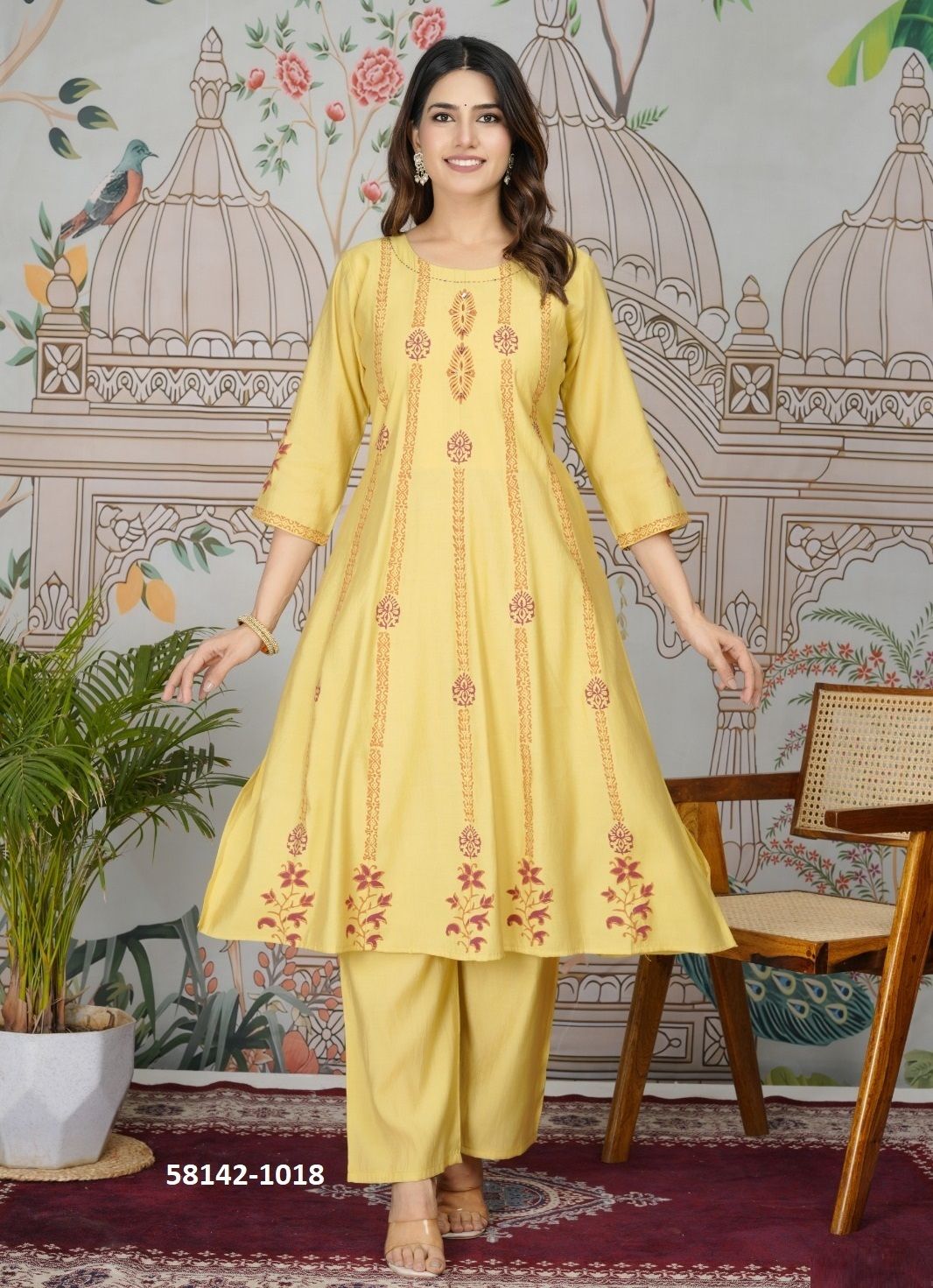 RASHMIKA 2 - Catalog # 58142 (Set of 4 Tops With Bottoms) by Brand STROLLAY ®