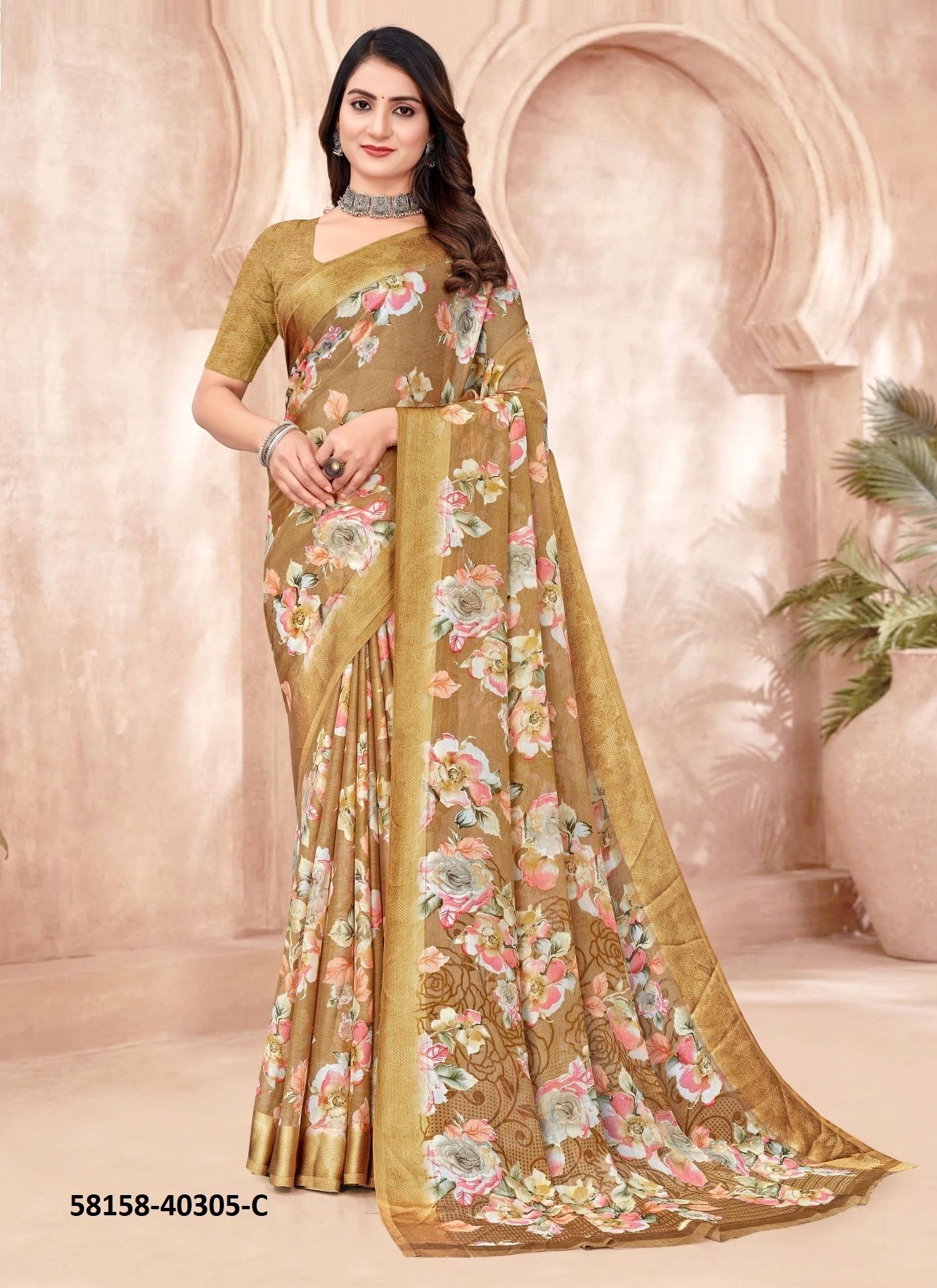 CHERRY 47 - Catalog # 58158 (Set of 6 Sarees) by Brand RUCHI SAREES CHERRY 47 - Catalog # 58158 (Set of 6 Sarees) by Brand RUCHI SAREES