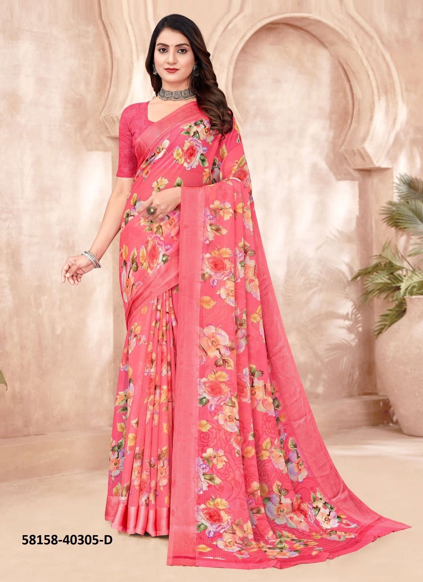 CHERRY 47 - Catalog # 58158 (Set of 6 Sarees) by Brand RUCHI SAREES CHERRY 47 - Catalog # 58158 (Set of 6 Sarees) by Brand RUCHI SAREES