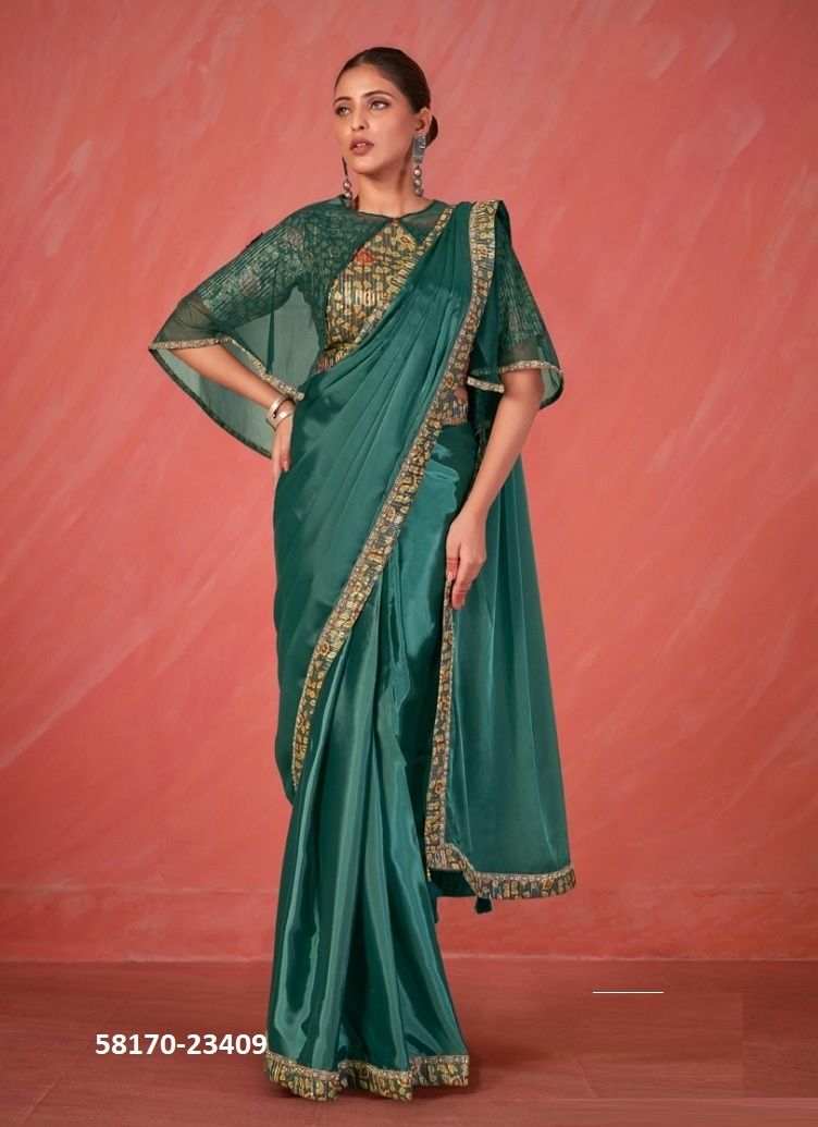 ELGANCIA - Catalog # 58170 (Set of 9 Sarees) by Brand MAHOTSAV