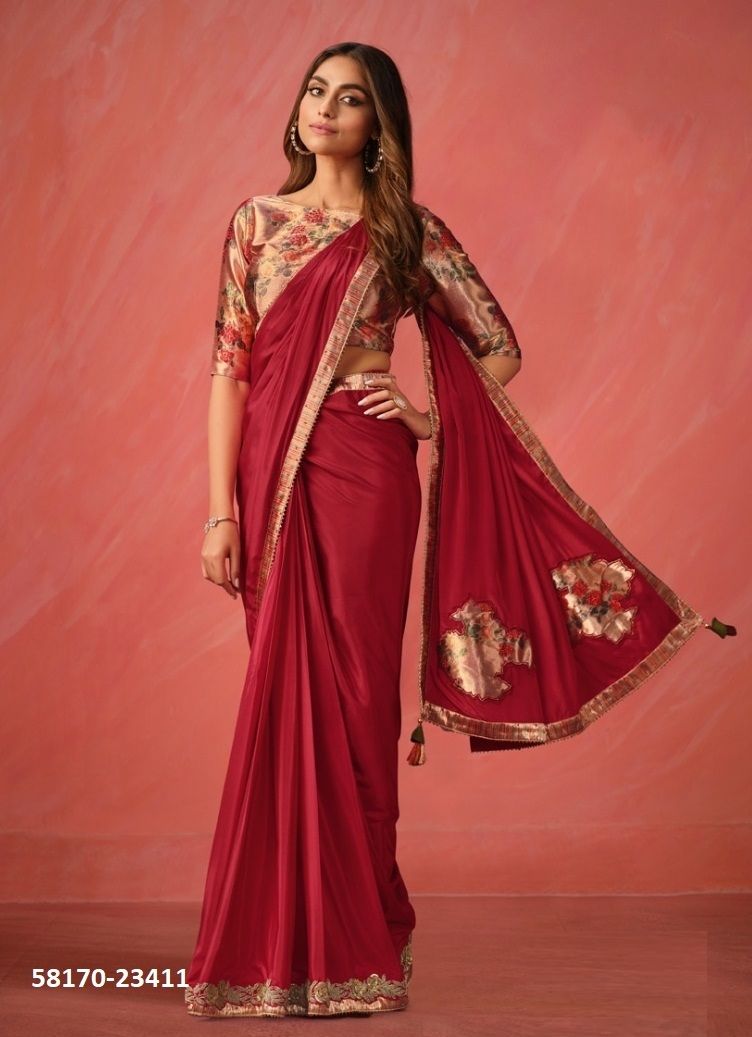 ELGANCIA - Catalog # 58170 (Set of 9 Sarees) by Brand MAHOTSAV