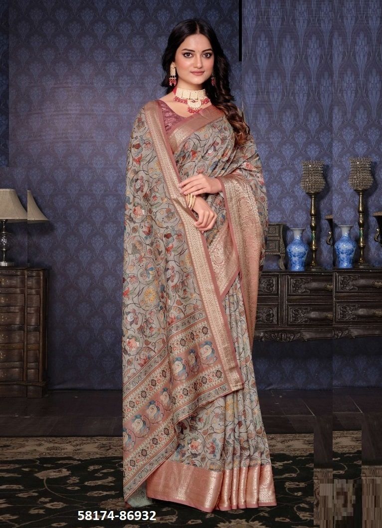 MADHURA - Catalog # 58174 (Set of 12 Sarees) by Brand VIPUL FASHIONS