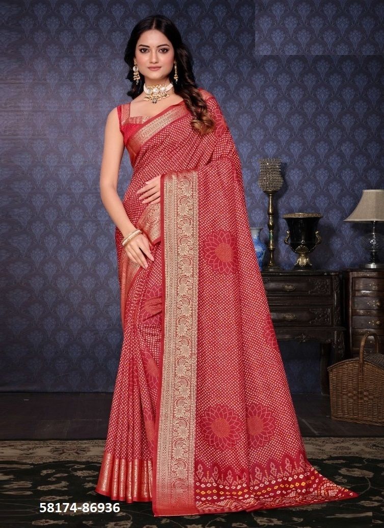 MADHURA - Catalog # 58174 (Set of 12 Sarees) by Brand VIPUL FASHIONS