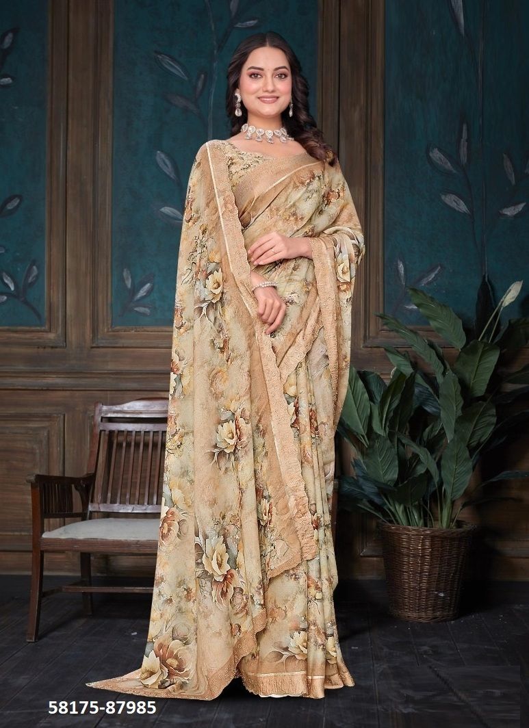 ESTELLA - Catalog # 58175 (Set of 12 Sarees) by Brand VIPUL FASHIONS ESTELLA - Catalog # 58175 (Set of 12 Sarees) by Brand VIPUL FASHIONS