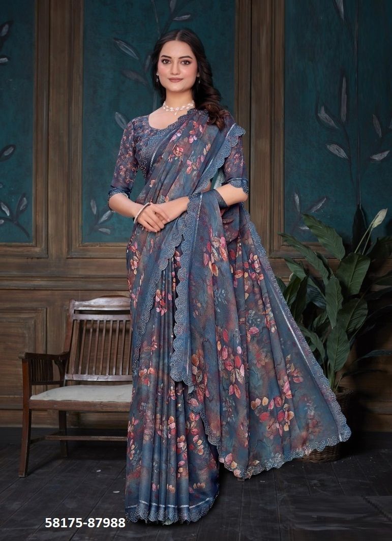 ESTELLA - Catalog # 58175 (Set of 12 Sarees) by Brand VIPUL FASHIONS ESTELLA - Catalog # 58175 (Set of 12 Sarees) by Brand VIPUL FASHIONS