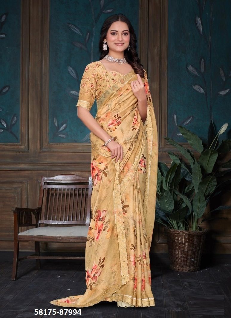 ESTELLA - Catalog # 58175 (Set of 12 Sarees) by Brand VIPUL FASHIONS ESTELLA - Catalog # 58175 (Set of 12 Sarees) by Brand VIPUL FASHIONS