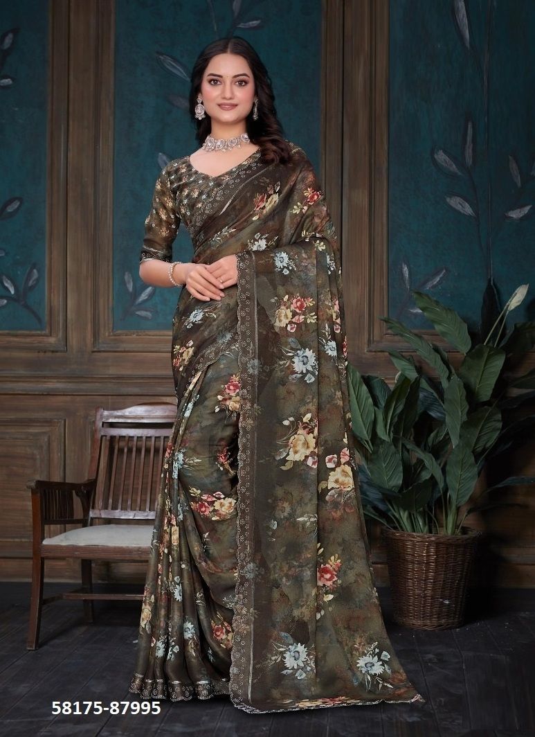 ESTELLA - Catalog # 58175 (Set of 12 Sarees) by Brand VIPUL FASHIONS ESTELLA - Catalog # 58175 (Set of 12 Sarees) by Brand VIPUL FASHIONS