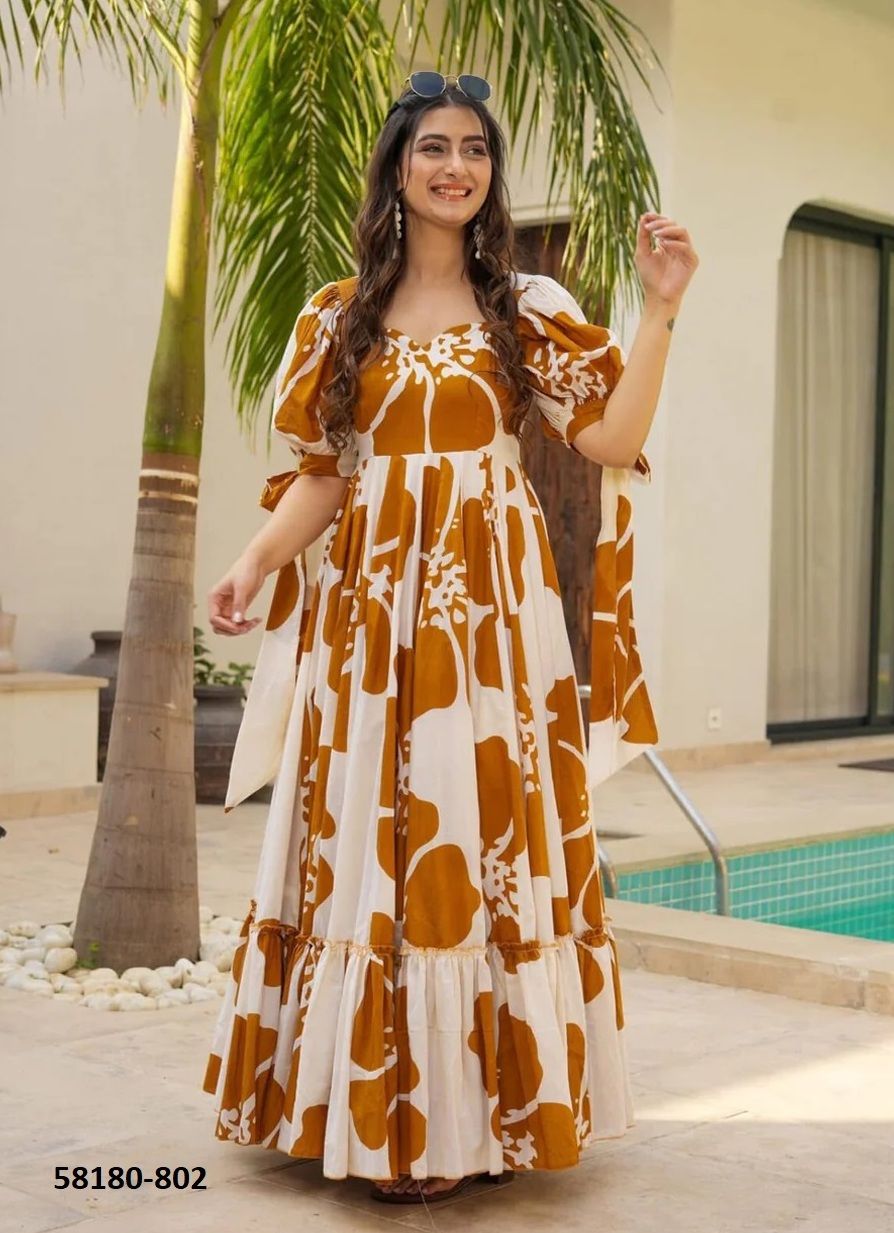DEVI 8 - Catalog # 58180 (Set of 3 Readymade Gowns) by Brand STROLLAY ® DEVI 8 - Catalog # 58180 (Set of 3 Readymade Gowns) by Brand STROLLAY ®