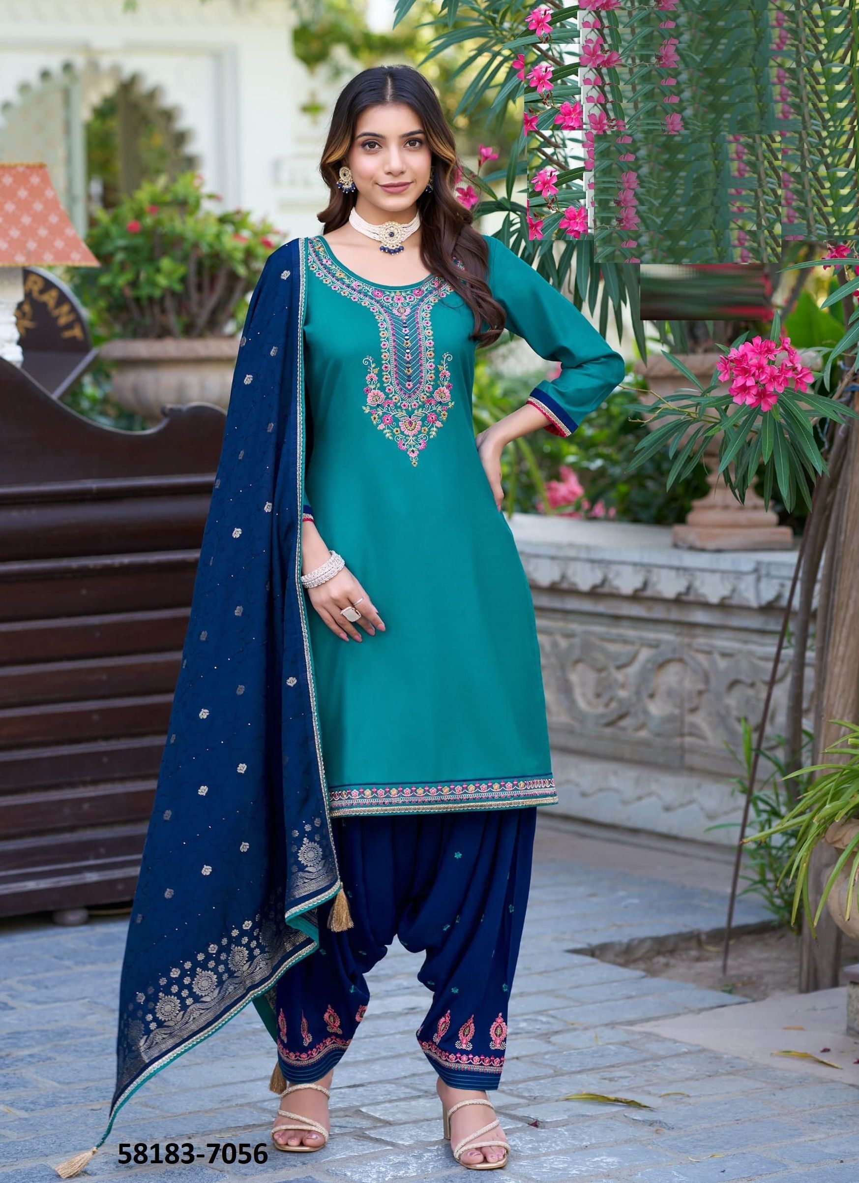 FASHION OF PATIALA 38 - Catalog # 58183 (Set of 6 Readymade Salwar Suits) by Brand KESSI FABRICS FASHION OF PATIALA 38 - Catalog # 58183 (Set of 6 Readymade Salwar Suits) by Brand KESSI FABRICS
