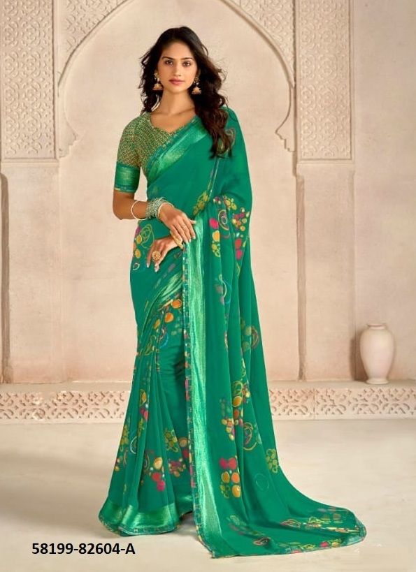 SATYA - Catalog # 58199 (Set of 8 Sarees) by Brand VIPUL FASHIONS