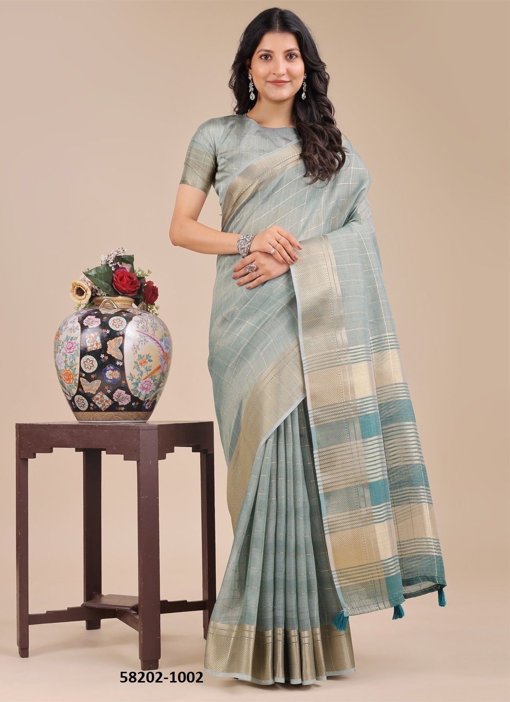 KUALA LUMPUR - Catalog # 58202 (Set of 5 Sarees) by Brand STROLLAY ®