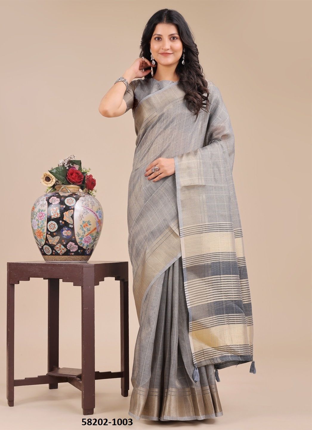 KUALA LUMPUR - Catalog # 58202 (Set of 5 Sarees) by Brand STROLLAY ®
