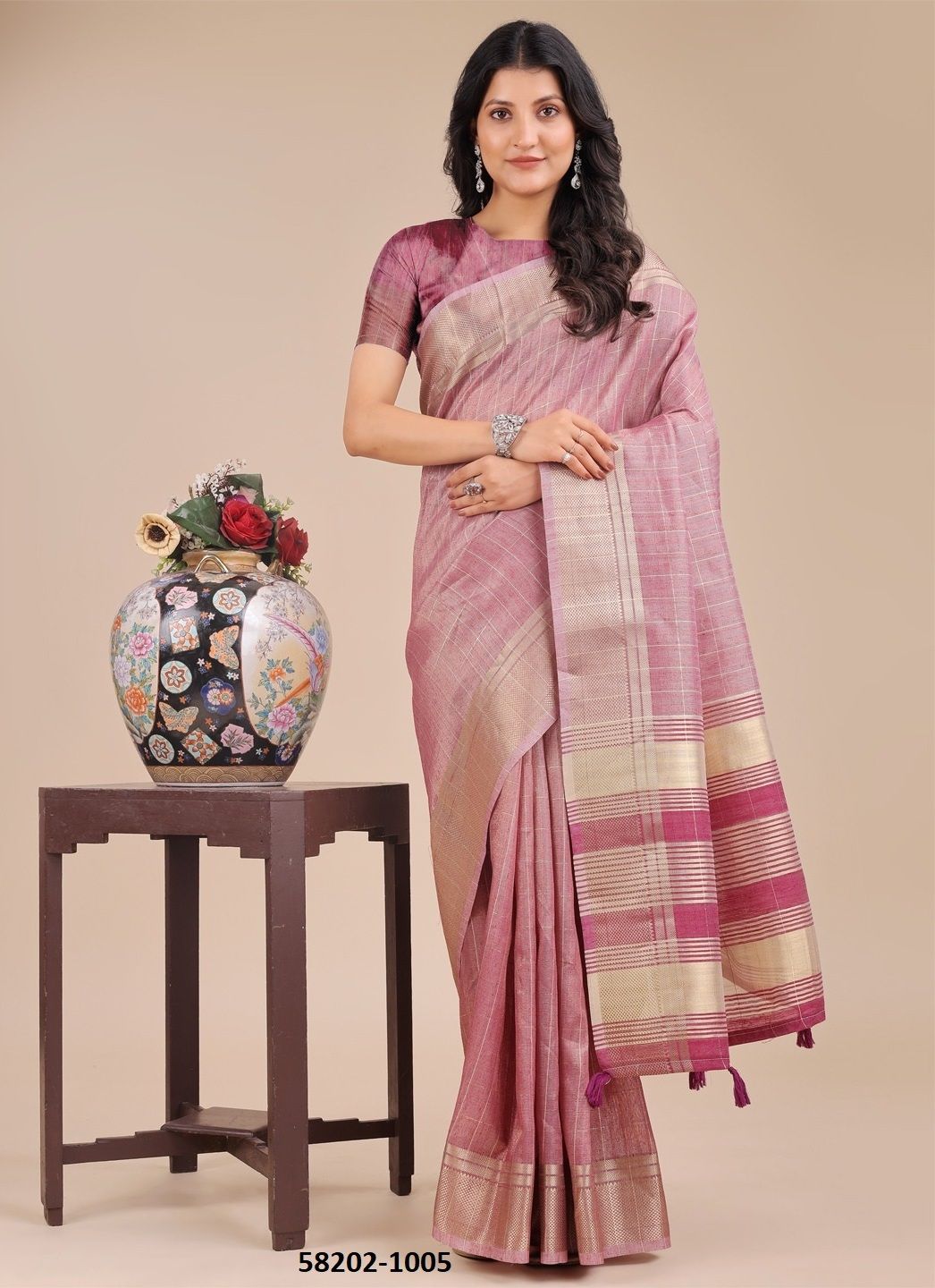 KUALA LUMPUR - Catalog # 58202 (Set of 5 Sarees) by Brand STROLLAY ®