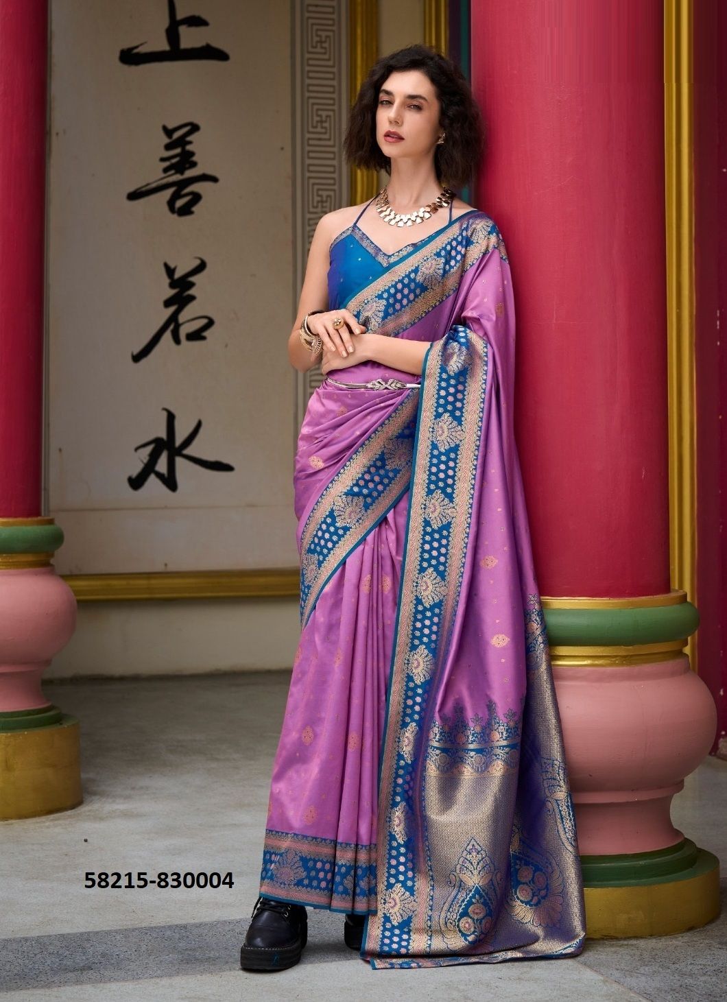 SAMRUDDHI SILK - Catalog # 58215 (Set of 8 Sarees) by Brand STROLLAY ®