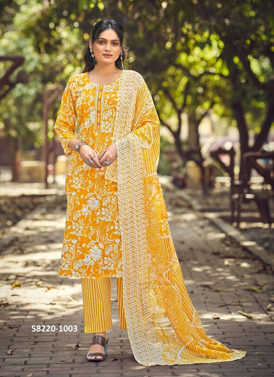 SUMMER FASHION 9 - Catalog # 58220 (Set of 6 Readymade Salwar Suits) by Brand TIPS & TOPS SUMMER FASHION 9 - Catalog # 58220 (Set of 6 Readymade Salwar Suits) by Brand TIPS & TOPS