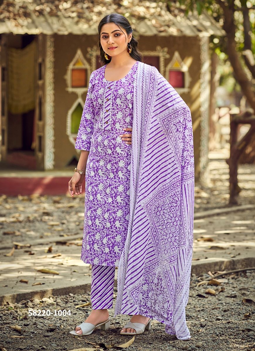 SUMMER FASHION 9 - Catalog # 58220 (Set of 6 Readymade Salwar Suits) by Brand TIPS & TOPS SUMMER FASHION 9 - Catalog # 58220 (Set of 6 Readymade Salwar Suits) by Brand TIPS & TOPS