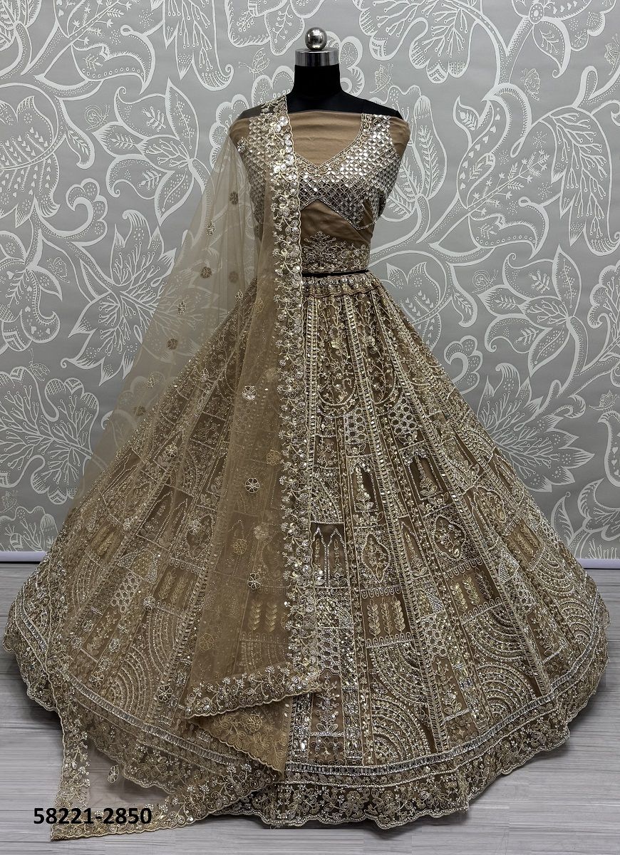SERIES 2846-2855 - Catalog # 58221 (Set of 11 Semi-Stitched Lehengas) by Brand STROLLAY ®