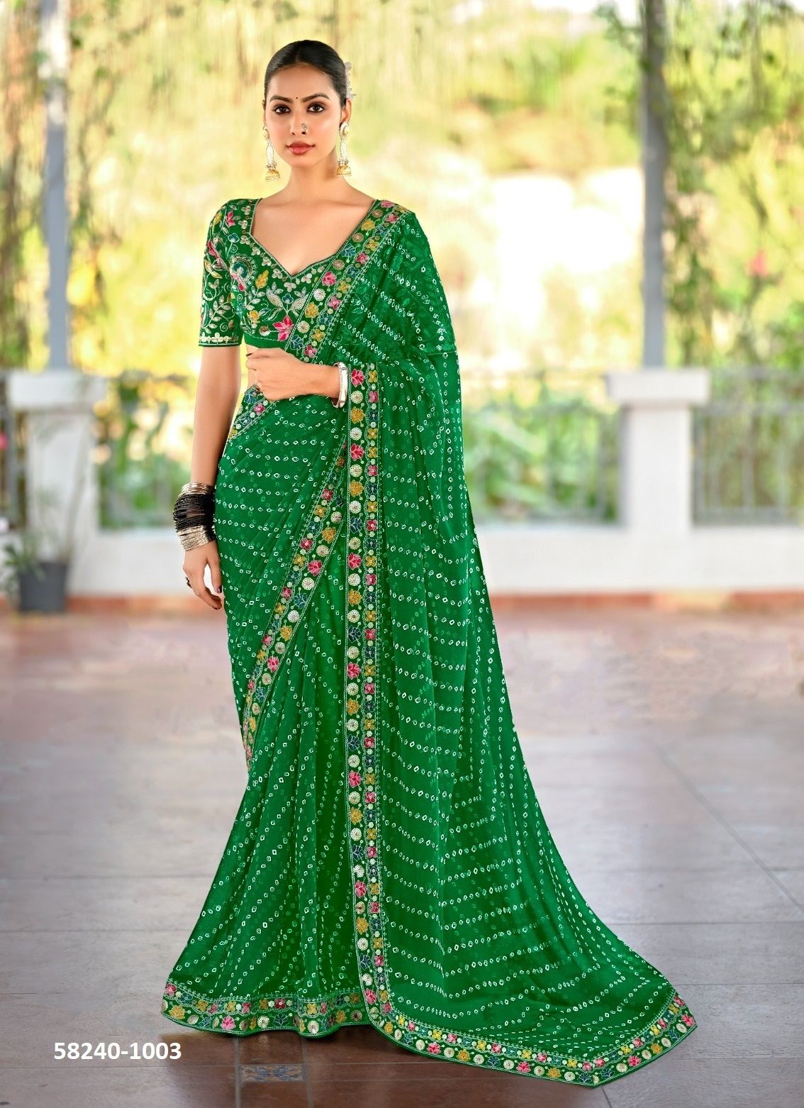 LISHA - Catalog # 58240 (Set of 10 Sarees) by Brand STAVAN