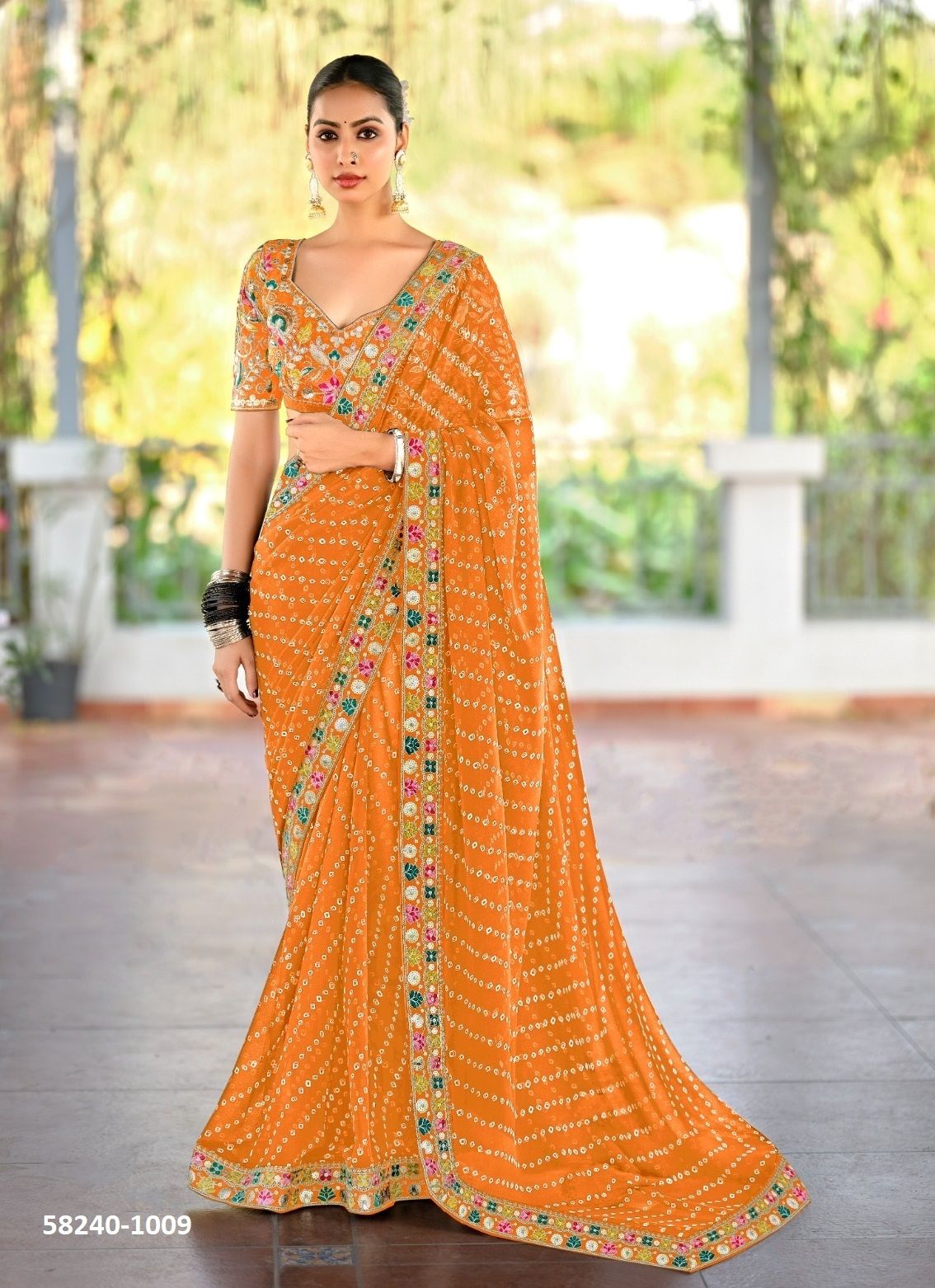 LISHA - Catalog # 58240 (Set of 10 Sarees) by Brand STAVAN