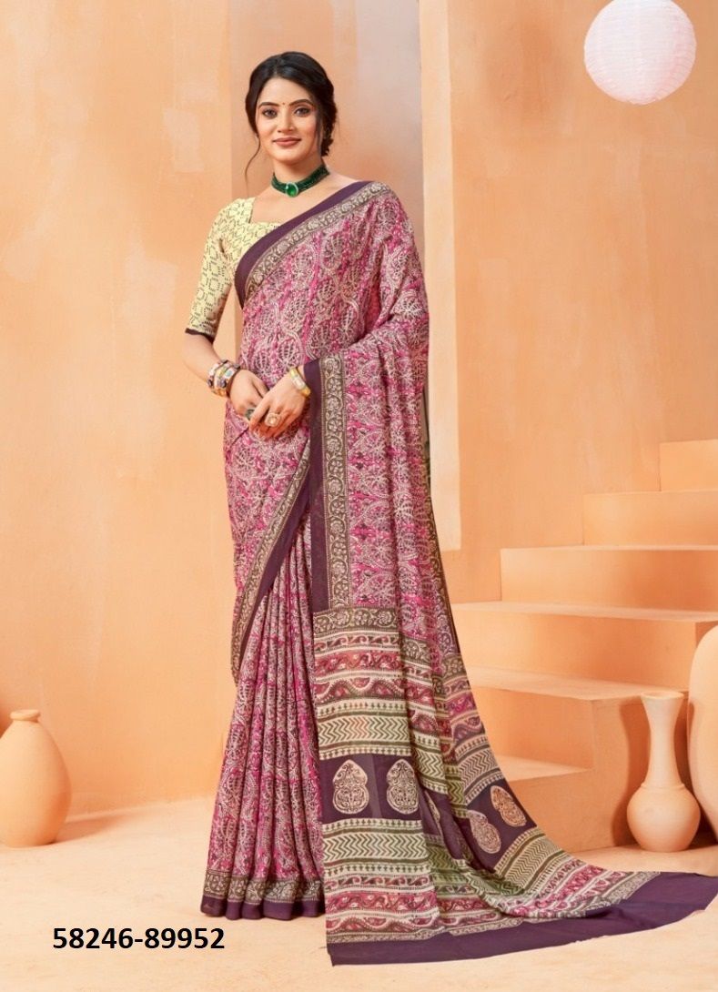 ANTIQUE ROYAL 14 - Catalog # 58246 (Set of 12 Sarees) by Brand VIPUL FASHIONS
