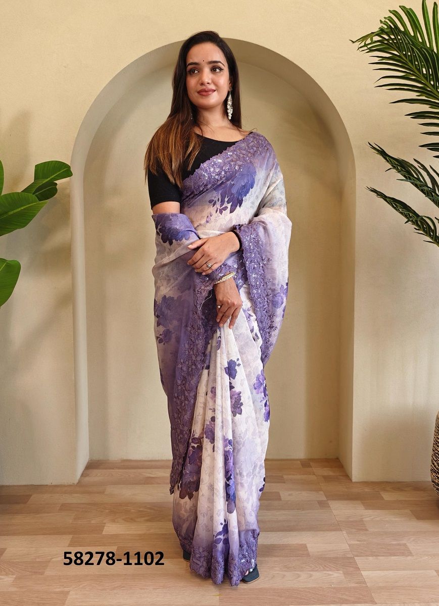 SAPNA - Catalog # 58278 (Set of 4 Sarees) by Brand STROLLAY ® SAPNA - Catalog # 58278 (Set of 4 Sarees) by Brand STROLLAY ®