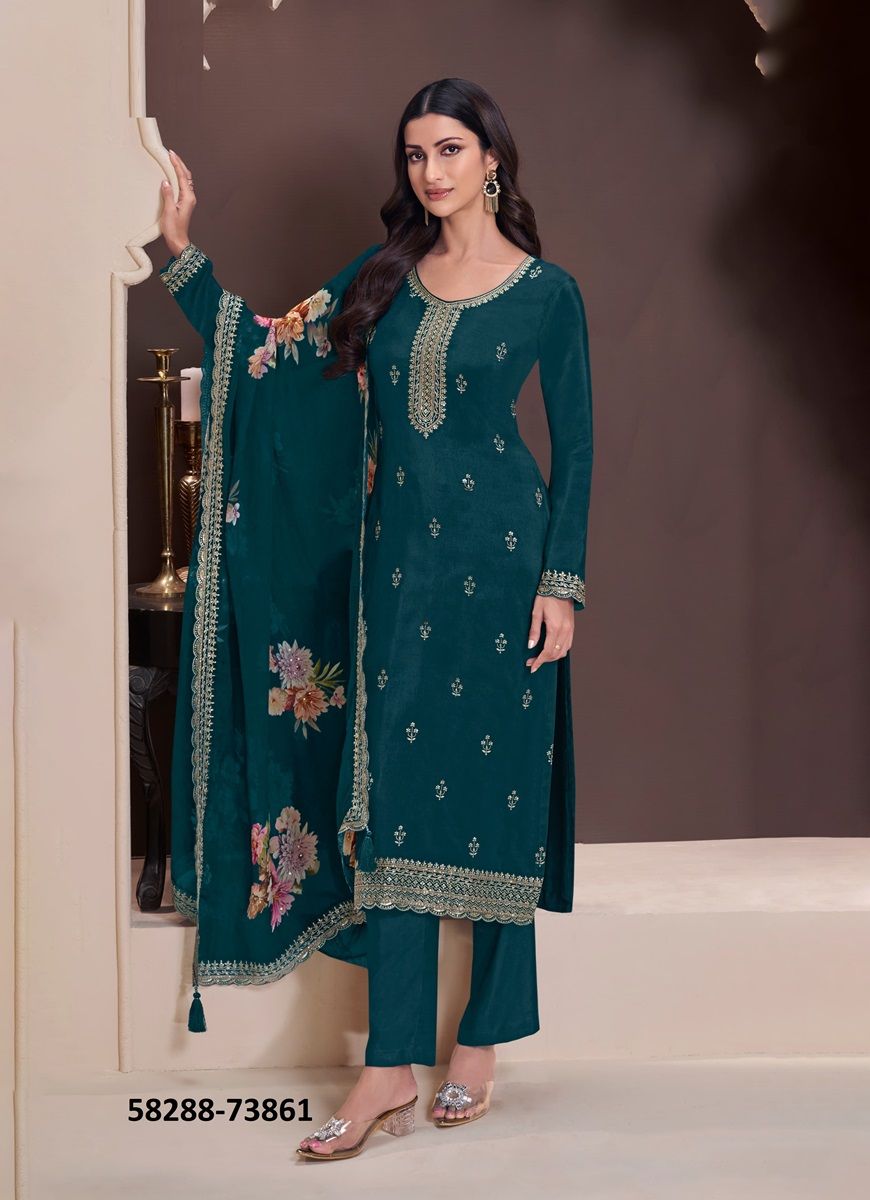 SHIVANGI 2 - Catalog # 58288 (Set of 4 Semi-Stitched / Un-Stitched Suits) by Brand VINAY FASHION LLP SHIVANGI 2 - Catalog # 58288 (Set of 4 Semi-Stitched / Un-Stitched Suits) by Brand VINAY FASHION LLP