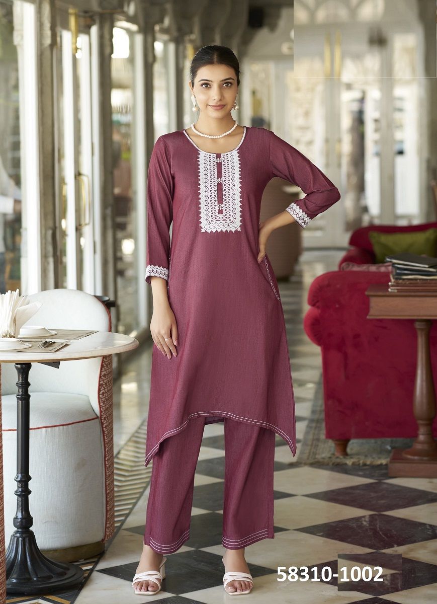 ADITI - Catalog # 58310 (Set of 4 Tops With Bottoms) by Brand KARISSA