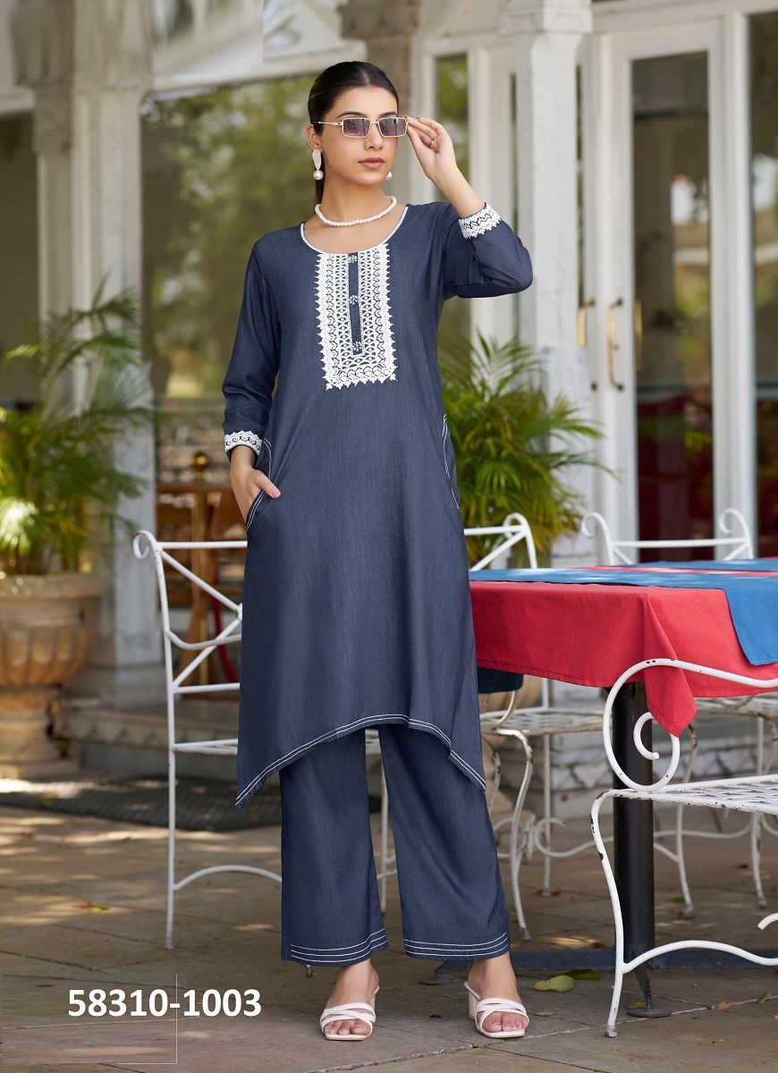 ADITI - Catalog # 58310 (Set of 4 Tops With Bottoms) by Brand KARISSA