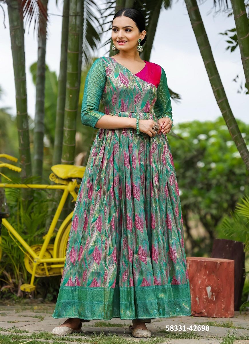 ANUSHKA - Catalog # 58331 (Set of 2 Readymade Gowns) by Brand STROLLAY ® ANUSHKA - Catalog # 58331 (Set of 2 Readymade Gowns) by Brand STROLLAY ®