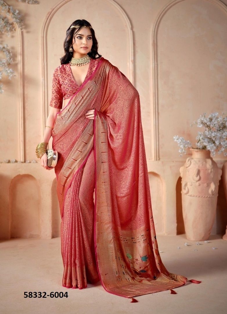 SHALIGRAM 6 - Catalog # 58332 (Set of 6 Sarees) by Brand SHUBH SHREE CREATIONS SHALIGRAM 6 - Catalog # 58332 (Set of 6 Sarees) by Brand SHUBH SHREE CREATIONS