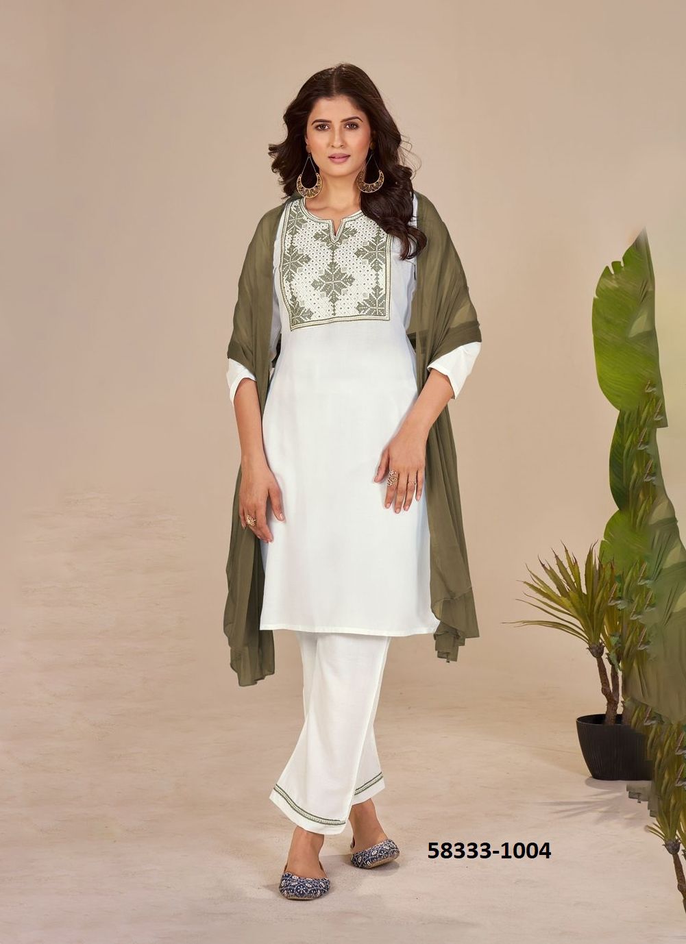 JULIET - Catalog # 58333 (Set of 4 Readymade Salwar Suits) by Brand BLUE HILLS